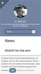 Mobile Screenshot of dkriesel.com