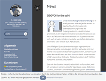 Tablet Screenshot of dkriesel.com